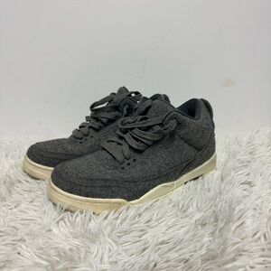 Jordan retro 3 wool sz 8.5 grey